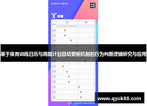 基于体育训练日历与周期计划自动更新机制的行为判断逻辑研究与应用